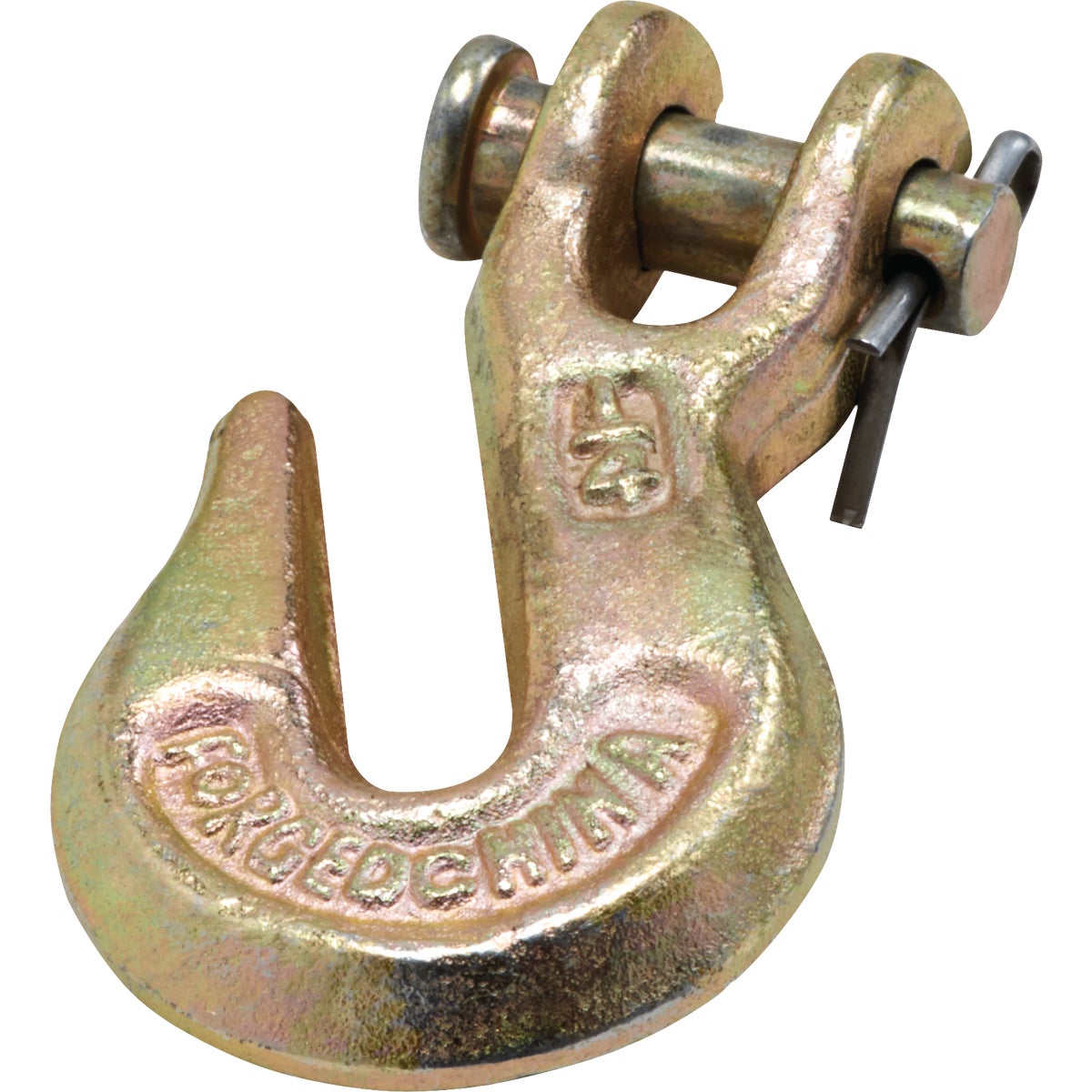 National Hardware 1/4 In. Yellow Chromate Clevis Grab Hook
