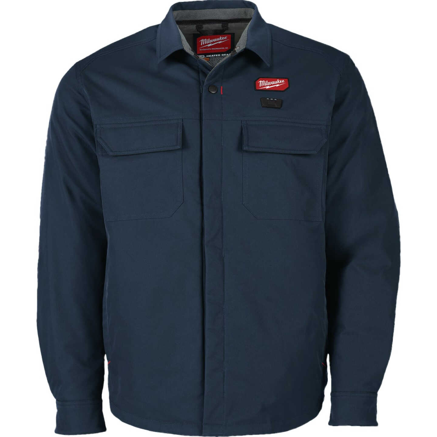 Milwaukee M12 Men's XL Navy Heated Shirt Jacket Image 2