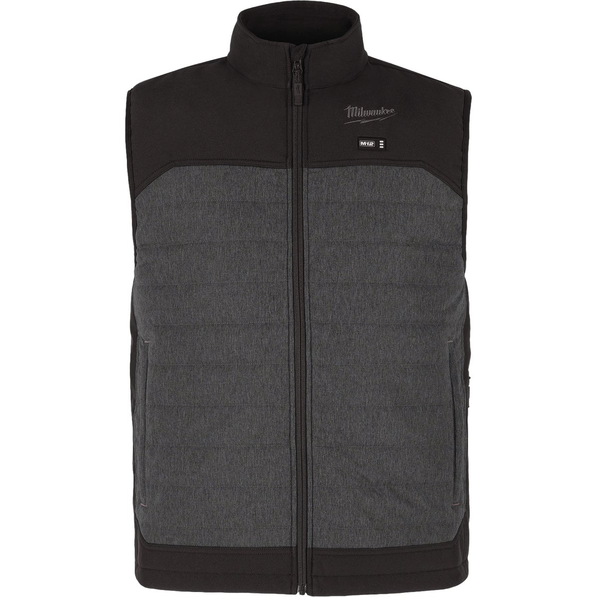 Milwaukee M12 AXIS Men's Gray Cordless Heated Vest, M