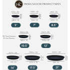 HC Companies 20 In. Clay Classic Saucer Image 4