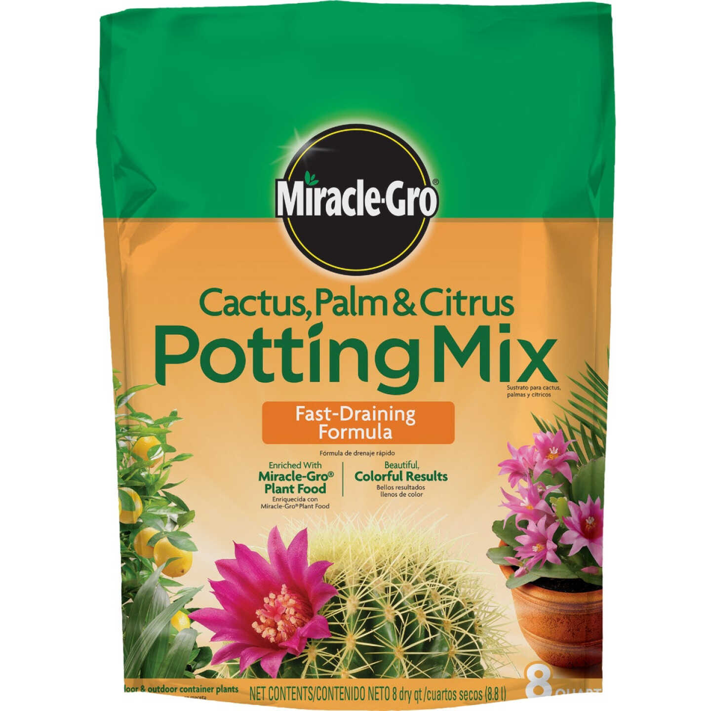 Miracle-Gro 8 Qt. Cactus & Succulent Indoor Potting Mix Image 1