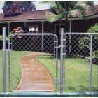 Midwest Air Tech Single Walk 43 In. W. x 46 In. H. Chain Link Gate Image 2