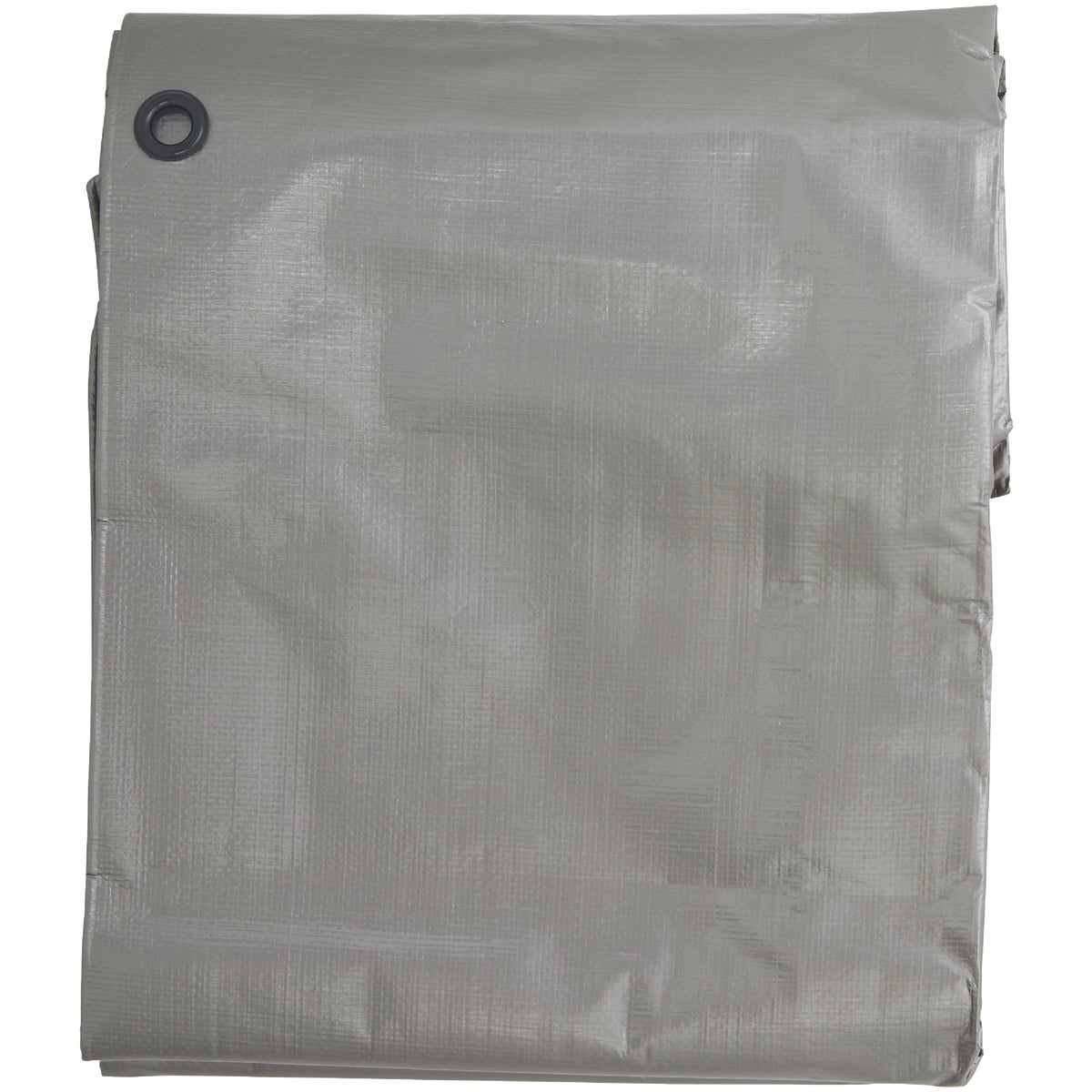 Do it Best Silver Woven 6 Ft. x 8 Ft. Heavy Duty Poly Tarp Image 5