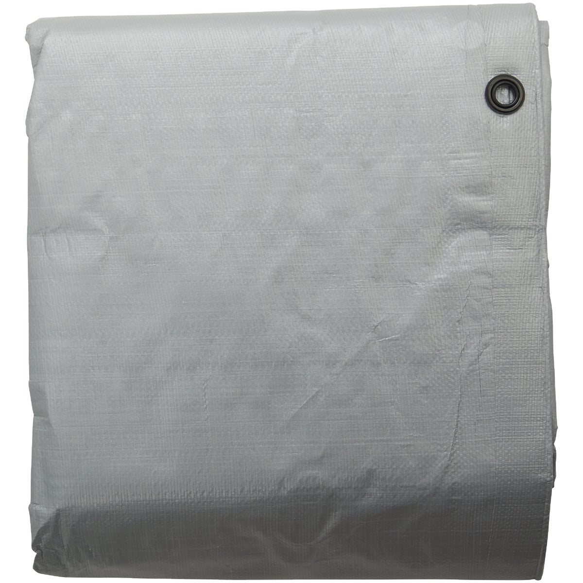 Do it Best Silver Woven 9 Ft. x 12 Ft. Heavy Duty Poly Tarp Image 4