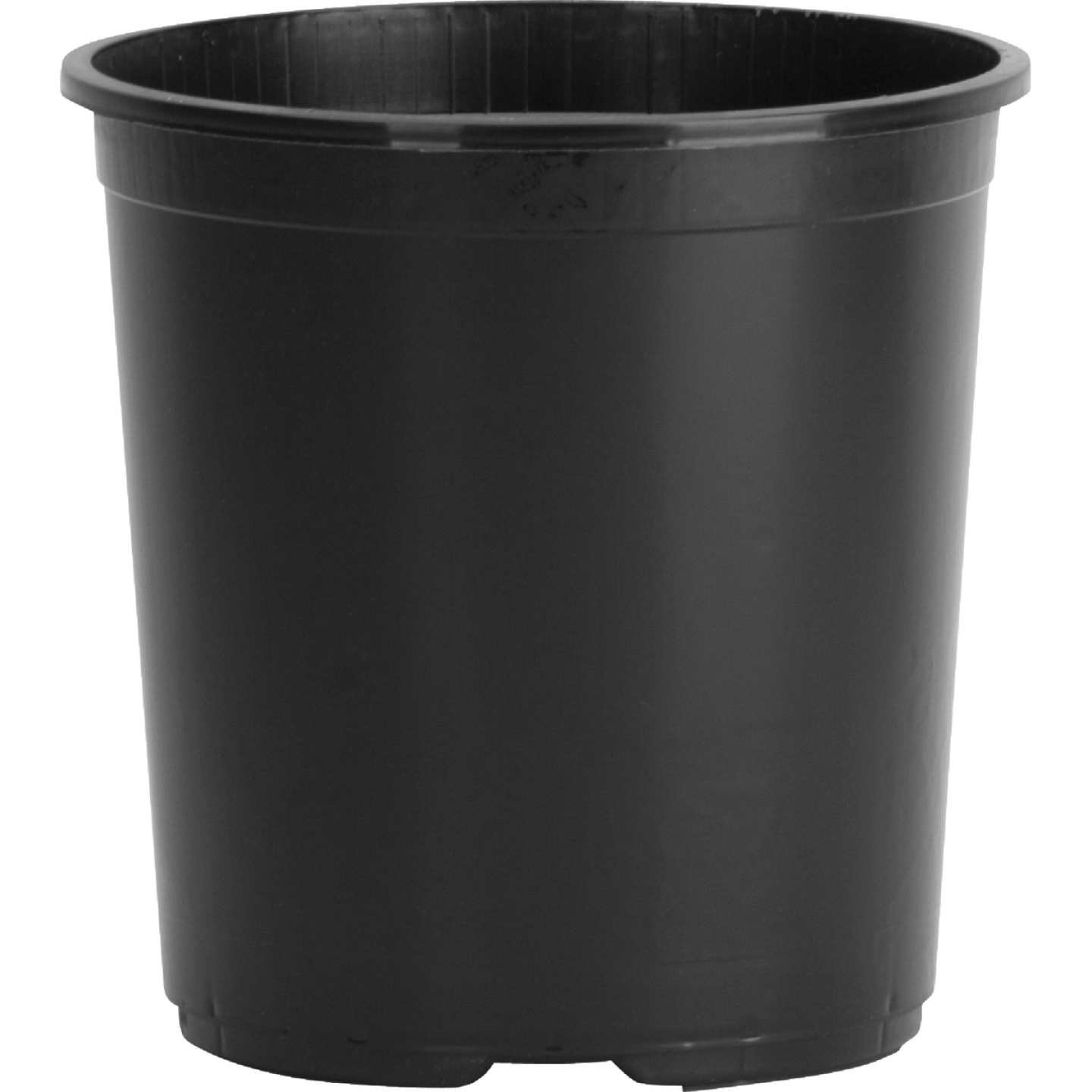Myers 3 Gal. 9 In. H. x 10-1/2 In. Dia. Black Poly Flower Pot Image 1