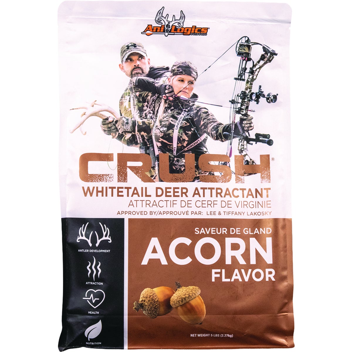 Ani-Logics Crush 5 Lb. Acorn Flavor Whitetail Deer Granular Attractant