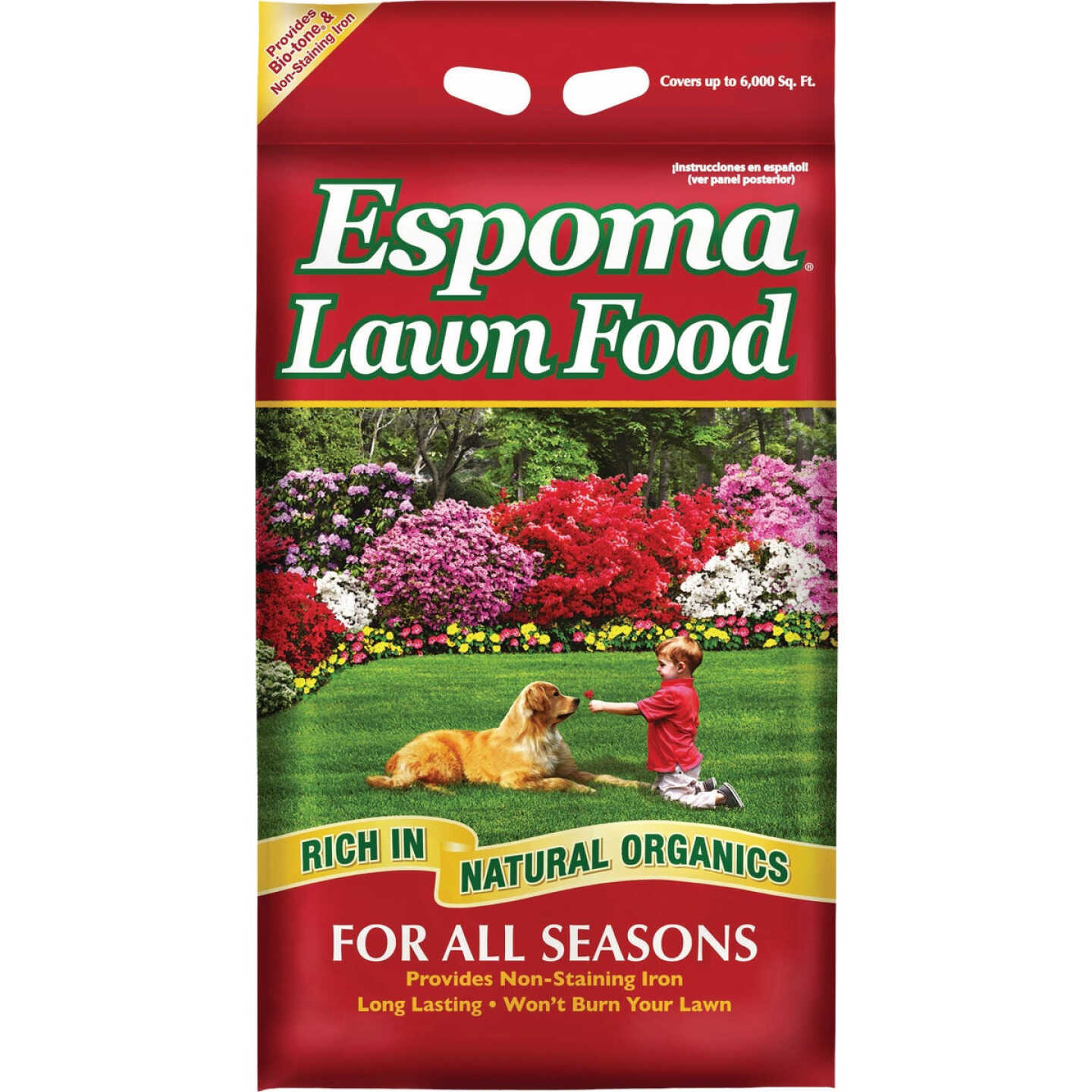 Espoma Organic 20 Lb. 6000 Sq. Ft. 15-0-5 Lawn Fertilizer Image 1