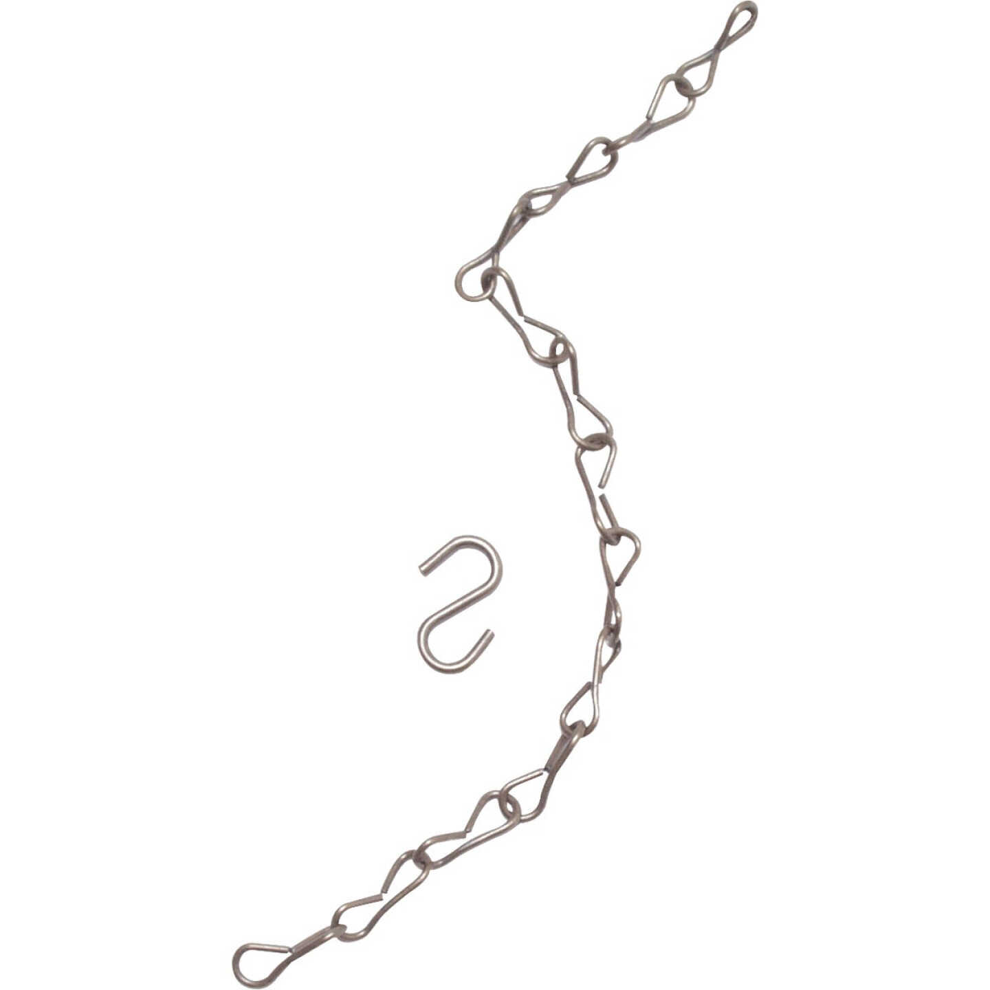 Green Thumb 18 In. Antique Brass Extension Chain (3-Pack) Image 1