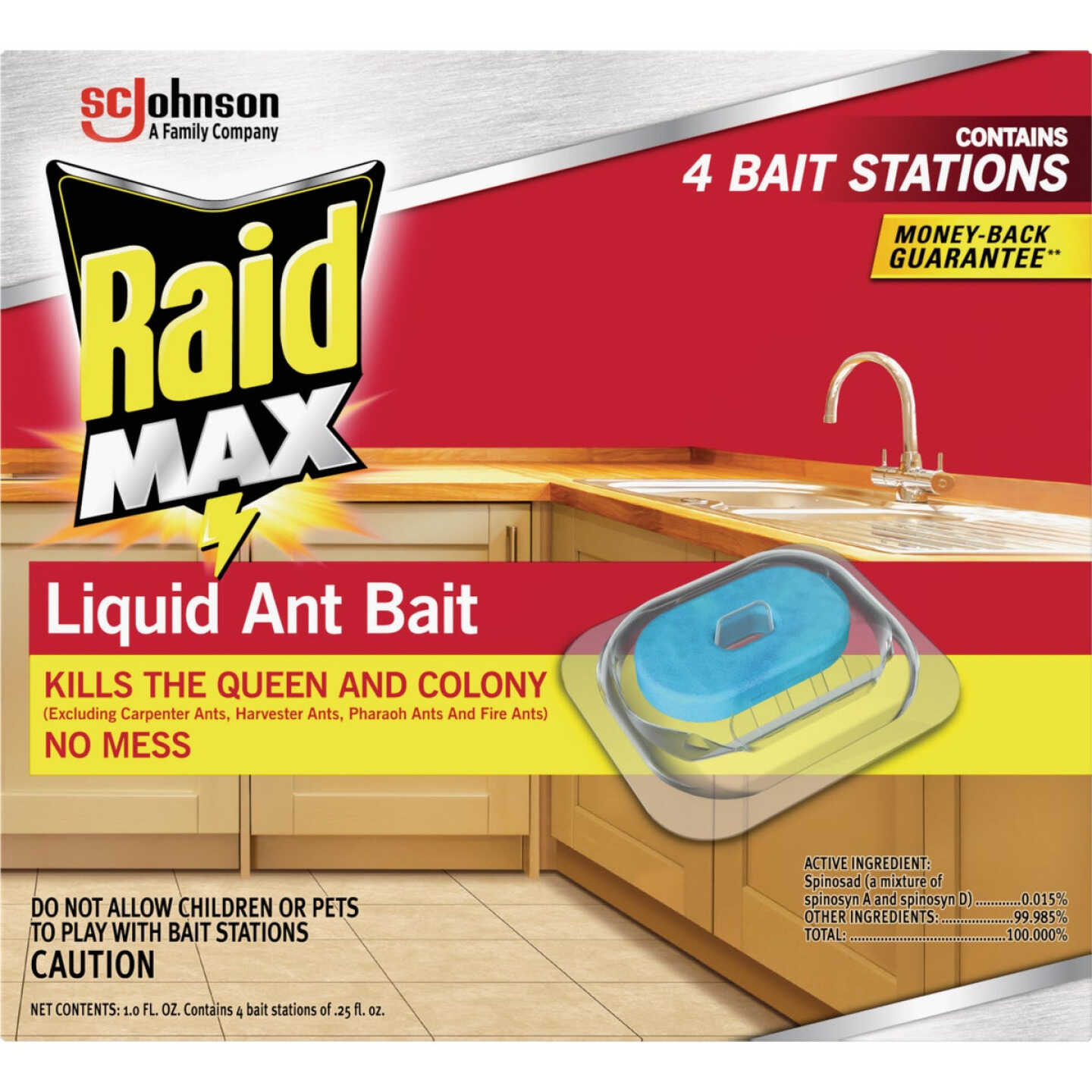 Raid Max 0.25 Oz. Liquid Ant Bait Station (4-Pack) Image 1