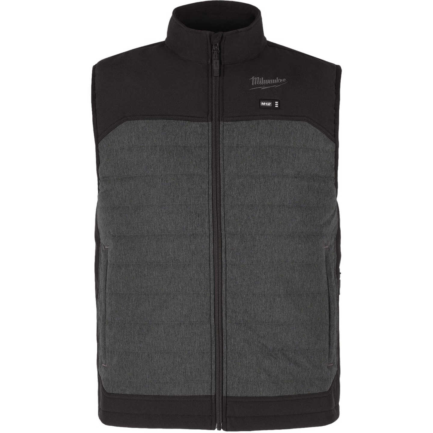 Milwaukee M12 AXIS Men's Gray Cordless Heated Vest, XL Image 1