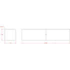 Hillman Steelworks 1/8 In. x 1 Ft. Zinc-Plated Steel Solid Square Key Stock Image 2