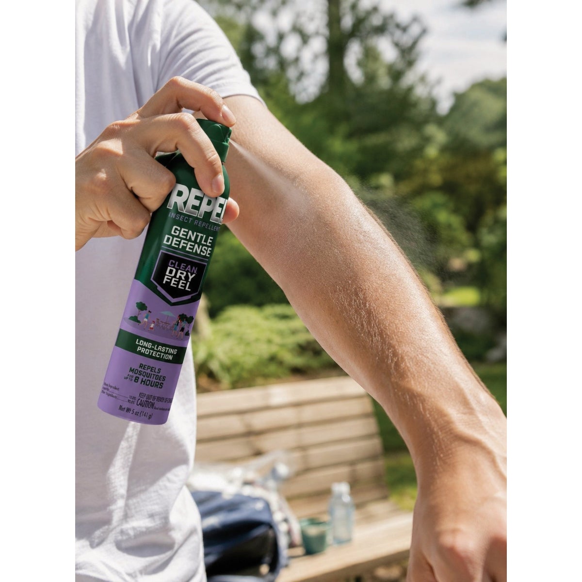 Repel Gentle Defense 5 Oz. Aerosol Spray Insect Repellent Image 2
