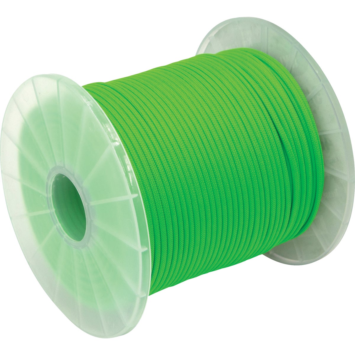 TruGuard 5/32 In. x 400 Ft. Green Paracord 550 Diamond Braid Nylon Rope