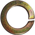 Hillman 3/8 In. Alloy Steel Yellow Dichromate Split Lock Washer (100-Count) Image 1