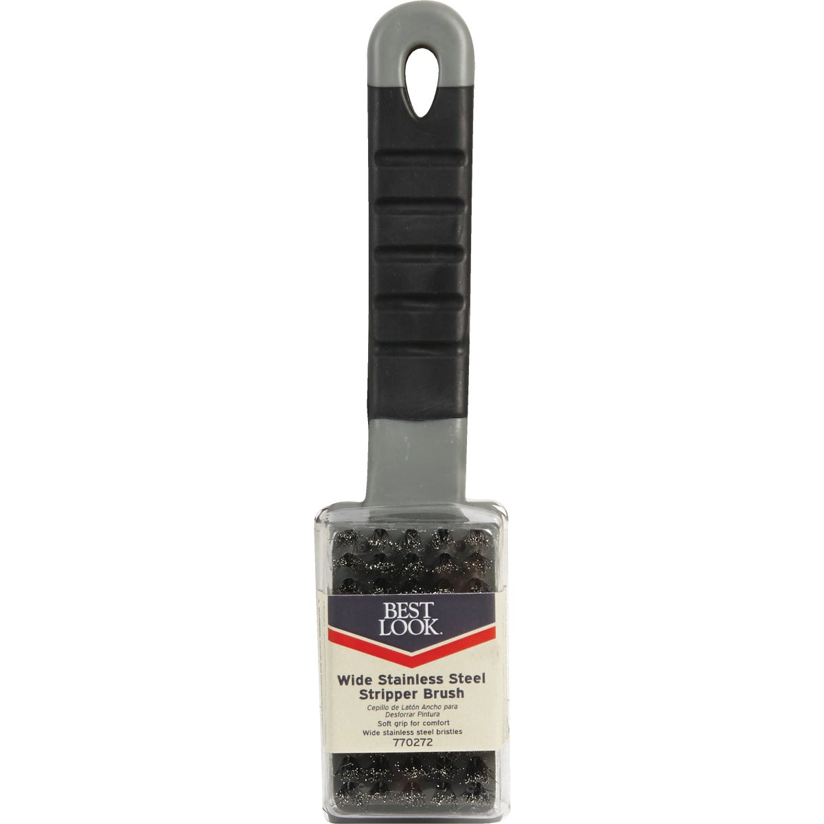 Best Look Stainless Steel Soft Grip Wire Brush Image 2