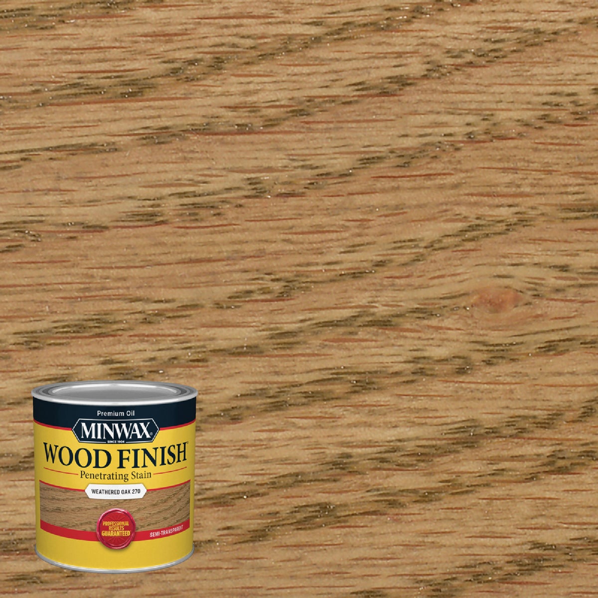 Minwax Wood Finish Penetrating Stain, Weathered Oak, 1/2 Pt. Image 1