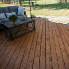 DEFY Extreme Semi-Transparent Exterior Wood Stain, Light Walnut, 1 Gal. Bottle Image 7