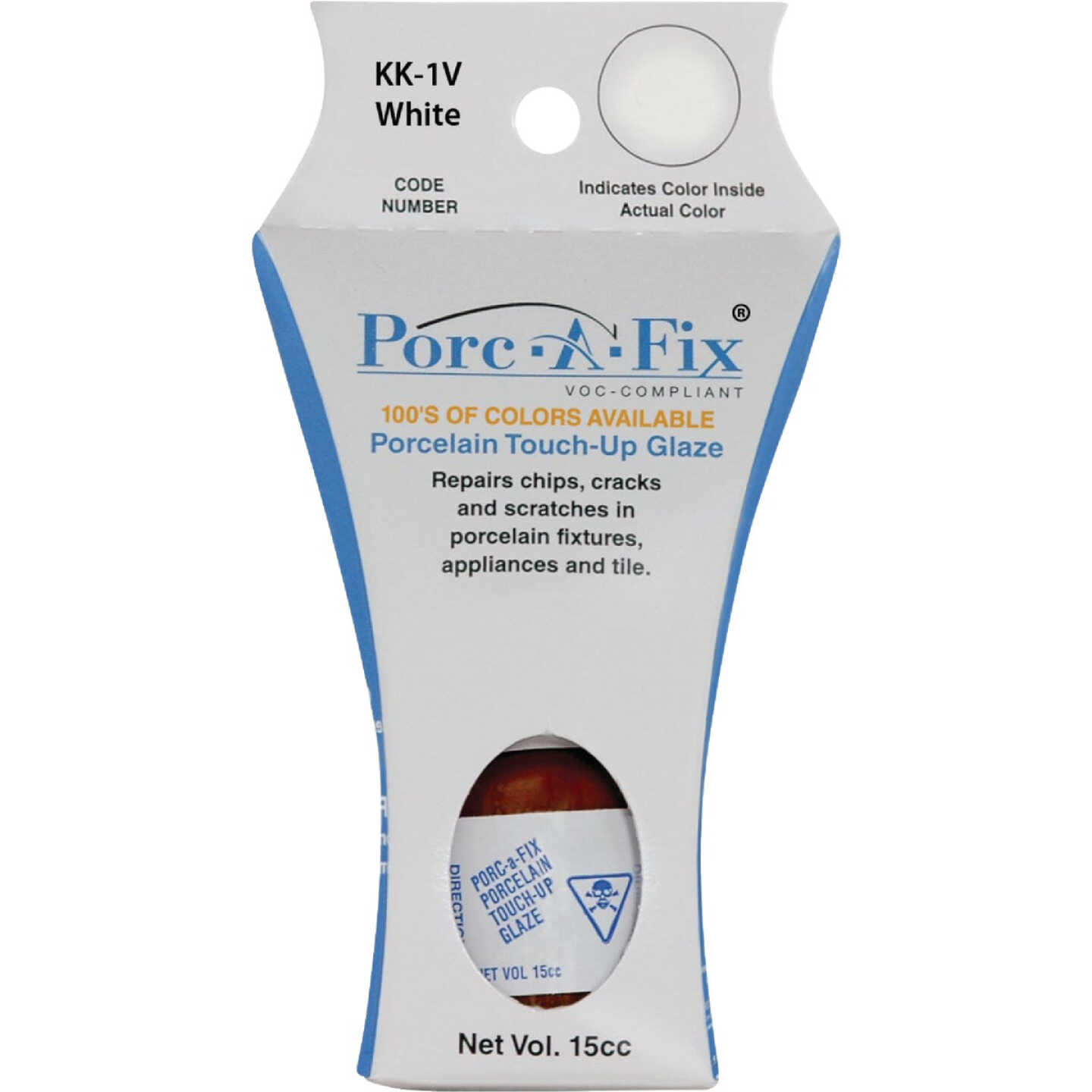 Fixture-Fix Porc-A-Fix Kohler White Porcelain Touch-up Paint, 15cc Image 1