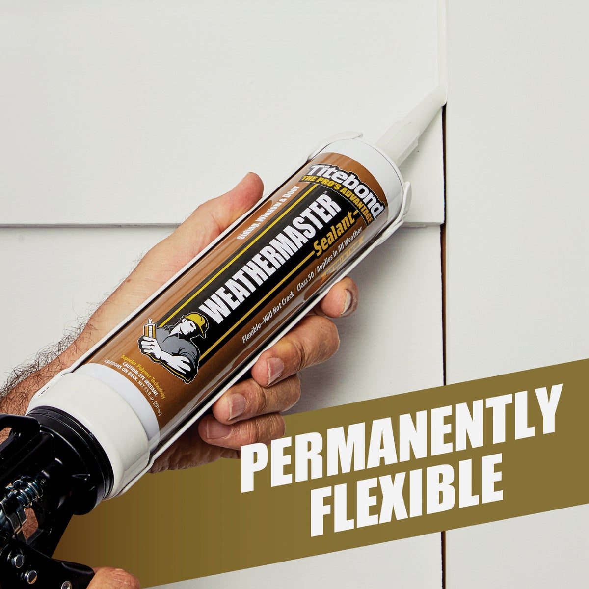 Titebond WeatherMaster 10 Oz. Polymer Sealant, 44001 White Image 4