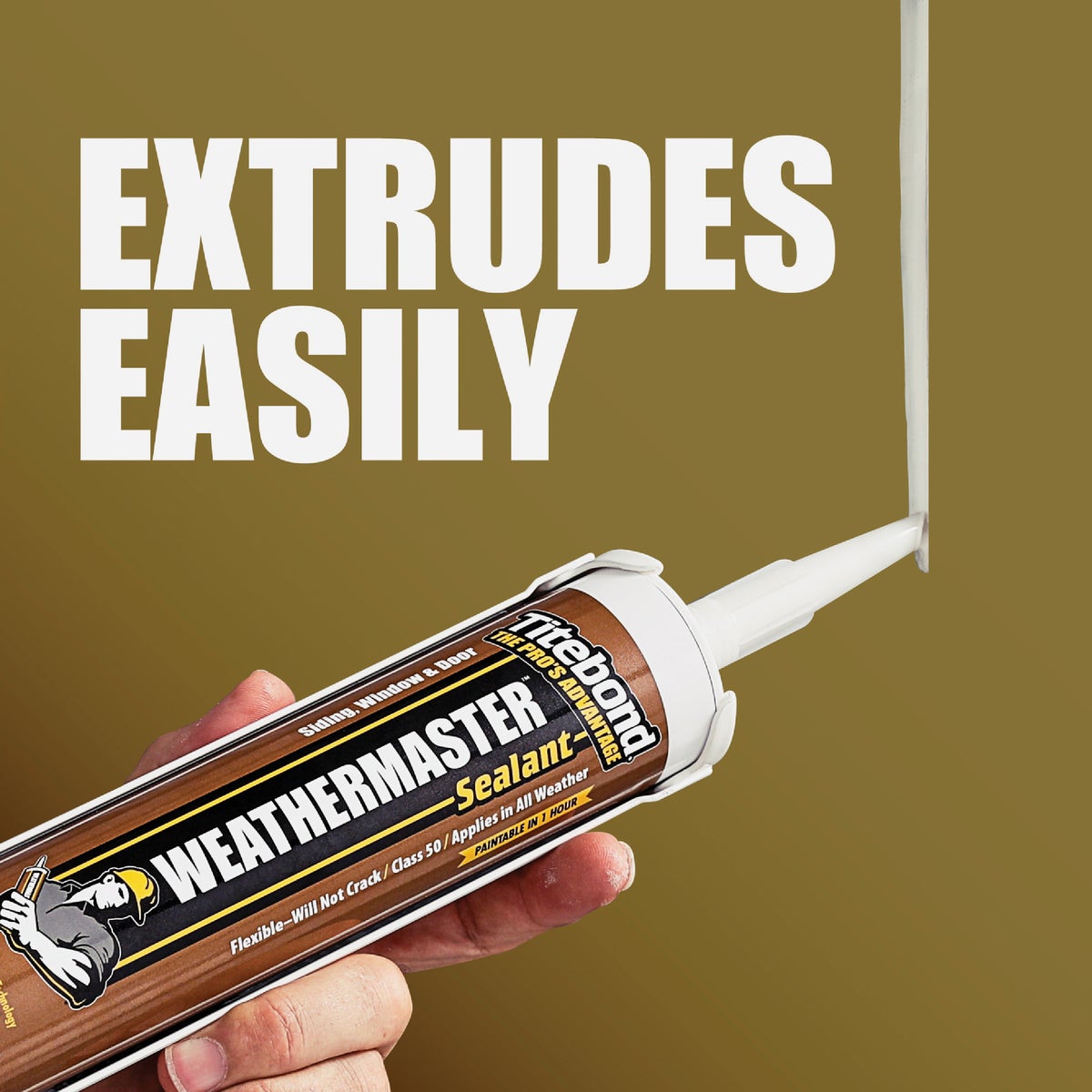 Titebond WeatherMaster 10 Oz. Polymer Sealant, 44001 White Image 5