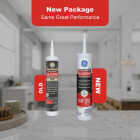 GE Supreme Silicone Kitchen & Bath Sealant, Clear, 10.1 Oz. Cartridge Image 2
