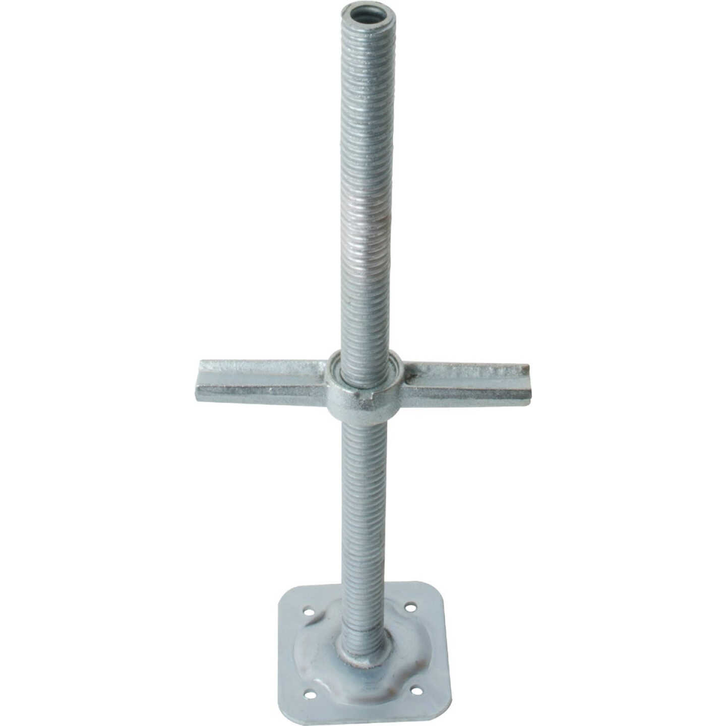 MetalTech 24 In. Galvanized Leveling Jack with Plate Image 1