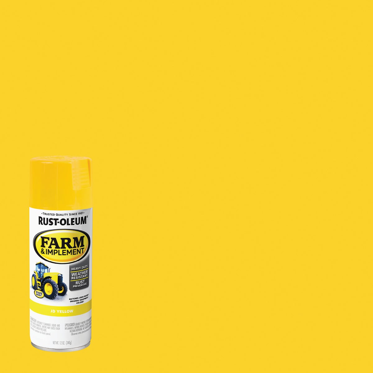 Rust-Oleum 12 Oz. JD Yellow Farm & Implement Spray Paint