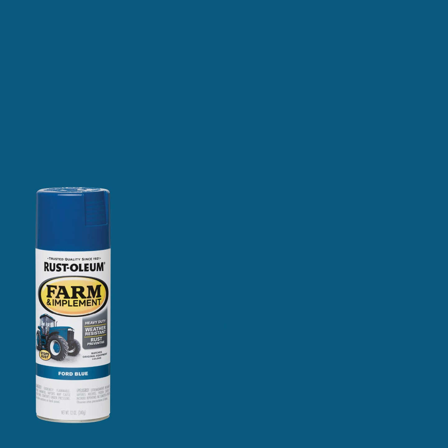 Rust-Oleum 12 Oz. Ford Blue Farm & Implement Spray Paint Image 1