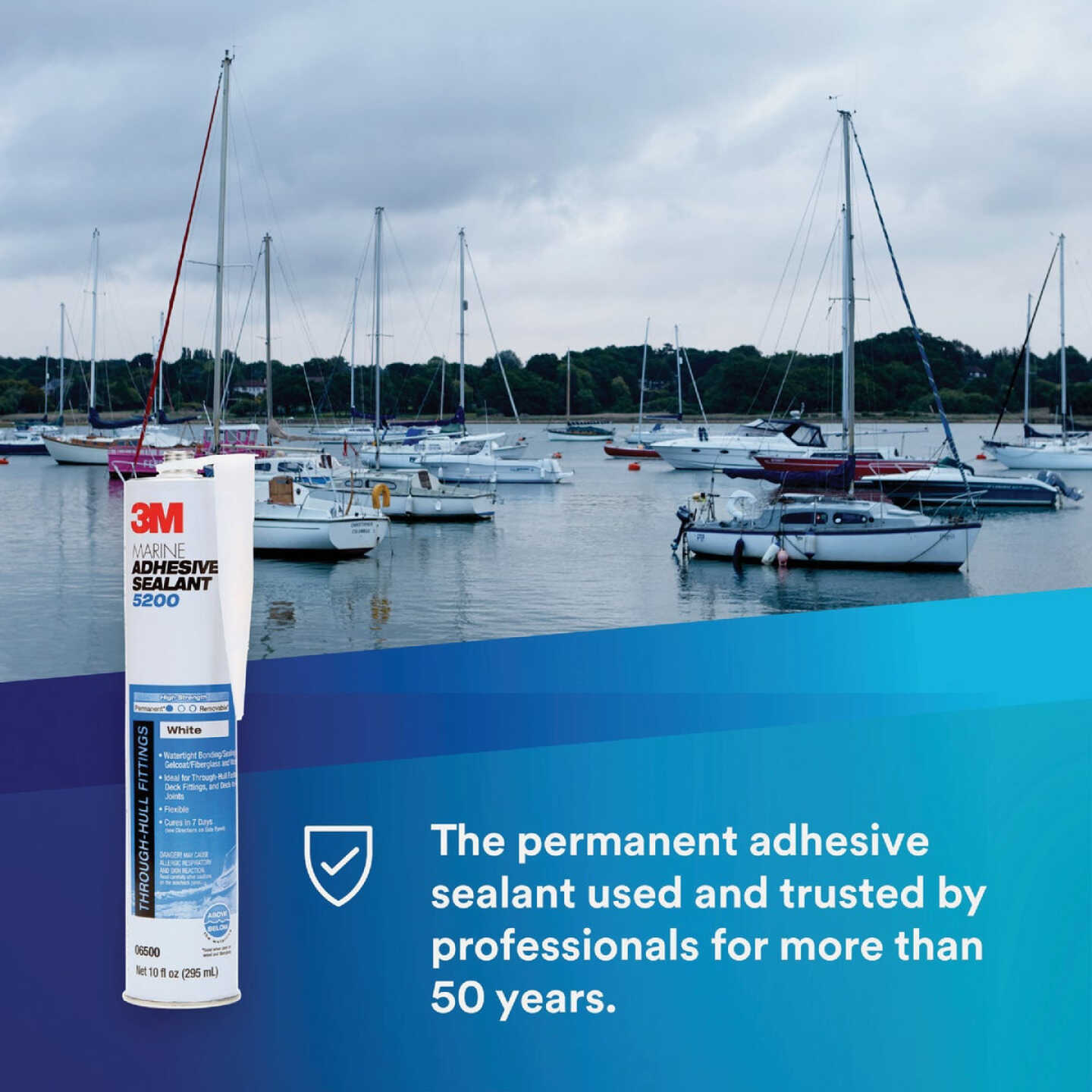 3M 10 Oz. Black Marine Adhesive Sealant 5200 Image 5