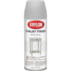 Krylon CHALKY FINISH 12 Oz. Ultra Matte Chalk Spray Paint, Misty Gray Image 1