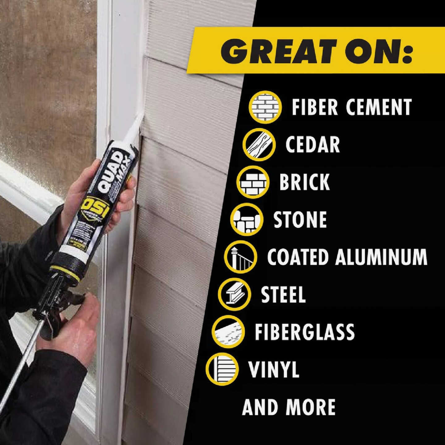 OSI QUAD MAX 9.5 Oz. Sealant, Beige Image 5