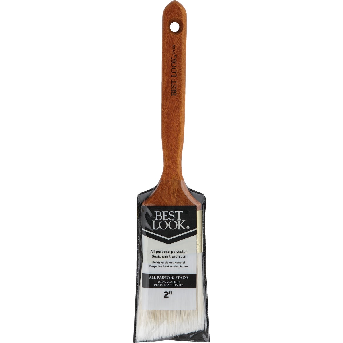 Best Look General Purpose 2 In. Angle Polyester Paint Brush Image 2