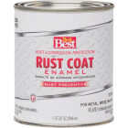 Do it Best Rust Coat Oil-Based Gloss Enamel, White, 1 Qt. Image 2