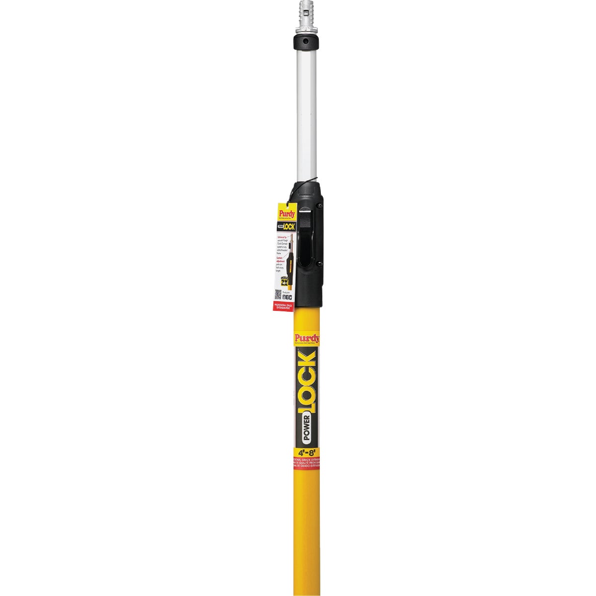 Purdy Power Lock Pole+ 4 to 8 Ft. Aluminum/Fiberglass Extension Pole Image 3