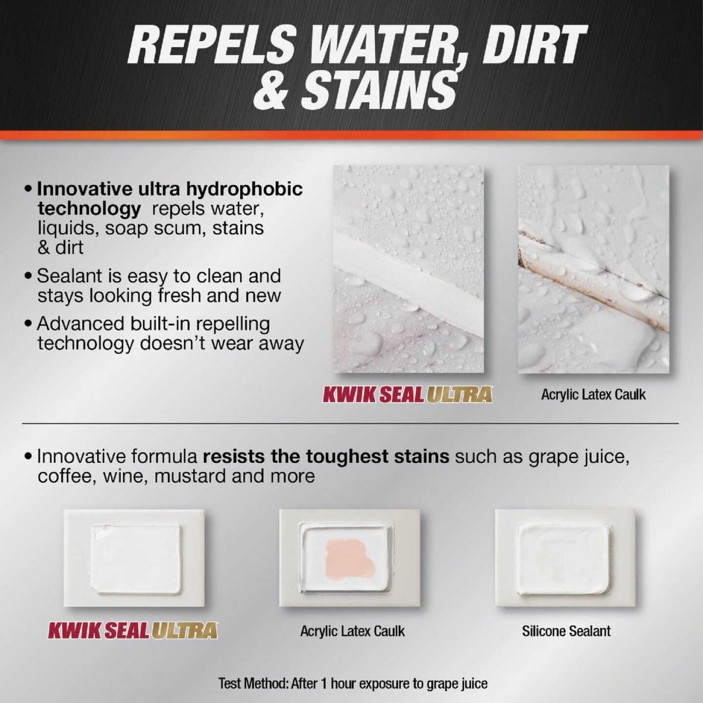 DAP KWIK SEAL ULTRA 10.1 Oz. White Siliconized Kitchen & Bath Sealant Image 2