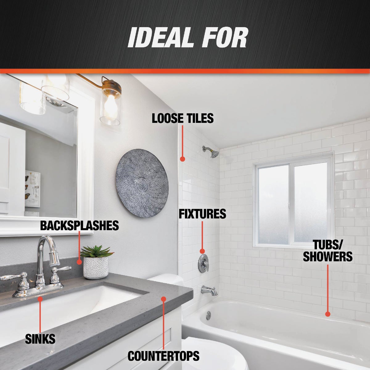 DAP KWIK SEAL ULTRA 5.5 Oz. White Siliconized Kitchen & Bath Sealant Image 6