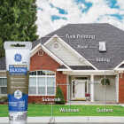 GE Advanced Silicone Window & Door Sealant, Clear, 2.8 Oz. Tube Image 3