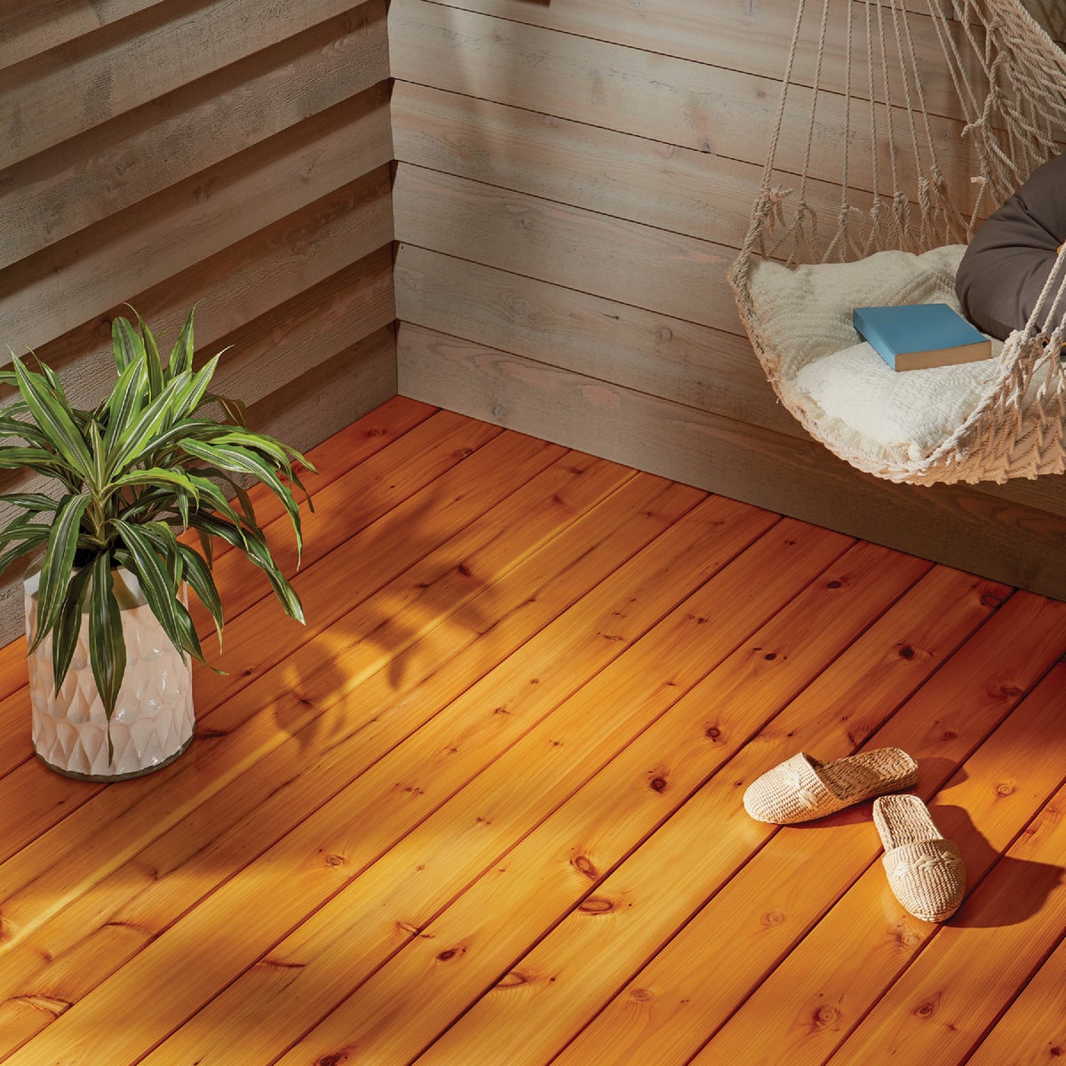 Cabot Gold Exterior Stain, 3470 Sun-Drenched Oak, 1 Gal. Image 6