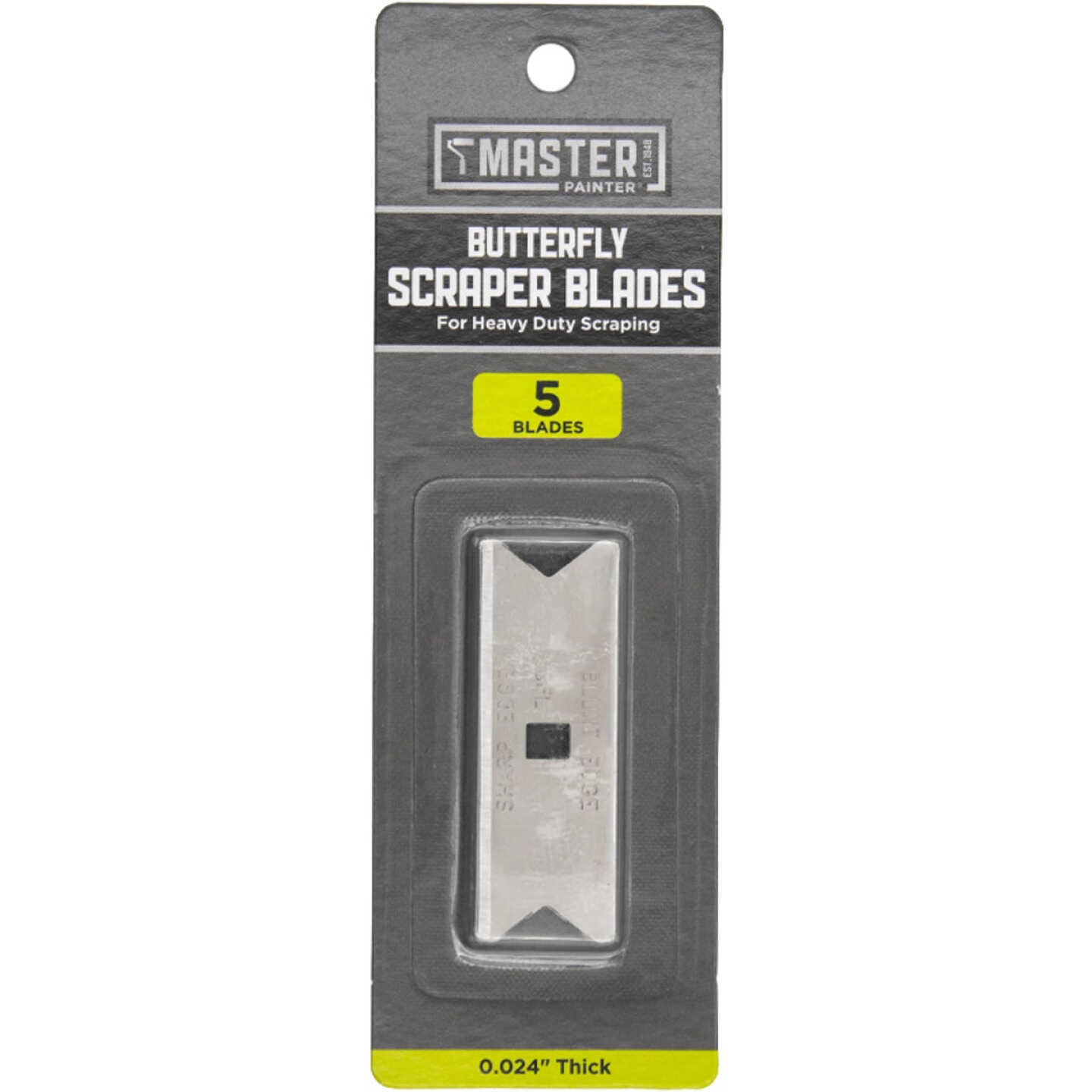 Master Painter Butterfly Replacement Scraper Blade (5-Pack) Image 1