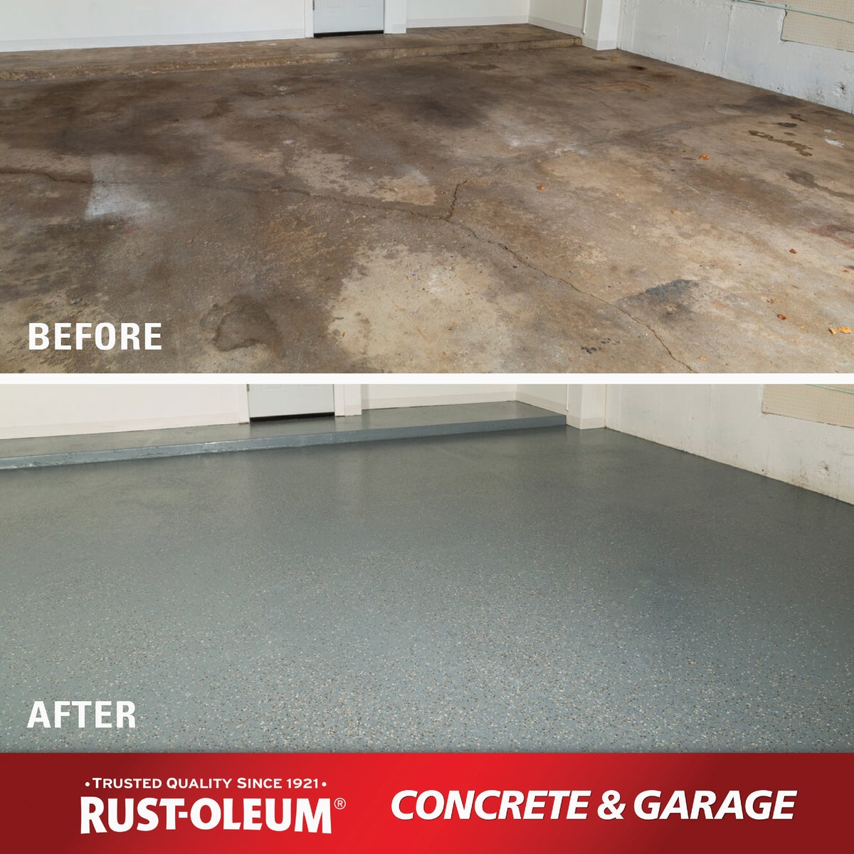 Rust-Oleum Concrete & Garage Floor Paint & Primer, 1 Gal., Tint Base Image 3