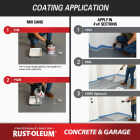 Rust-Oleum Concrete & Garage Floor Paint & Primer, 1 Gal., Tint Base Image 6