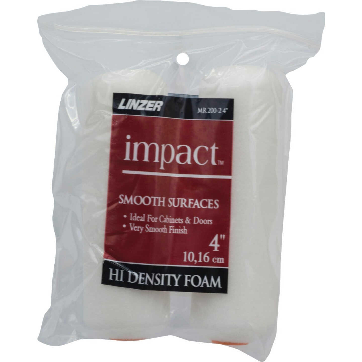 Linzer Inpact 4 In. x 3/8 In. Foam Roller Cover (2-Pack) Image 1