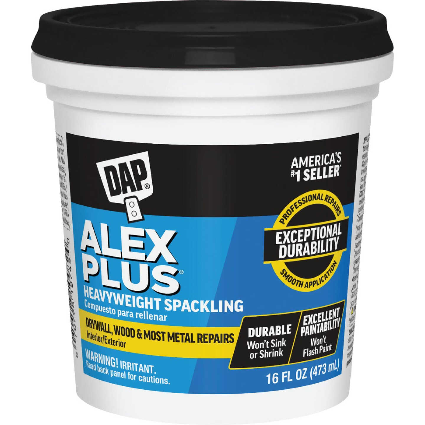 DAP ALEX PLUS 16 Oz. Professional Latex Spackling Image 1