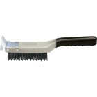 Master Painter 1.2 In. x .013 In. Soft Grip Carbon Steel Wire Brush with Scraper Image 1
