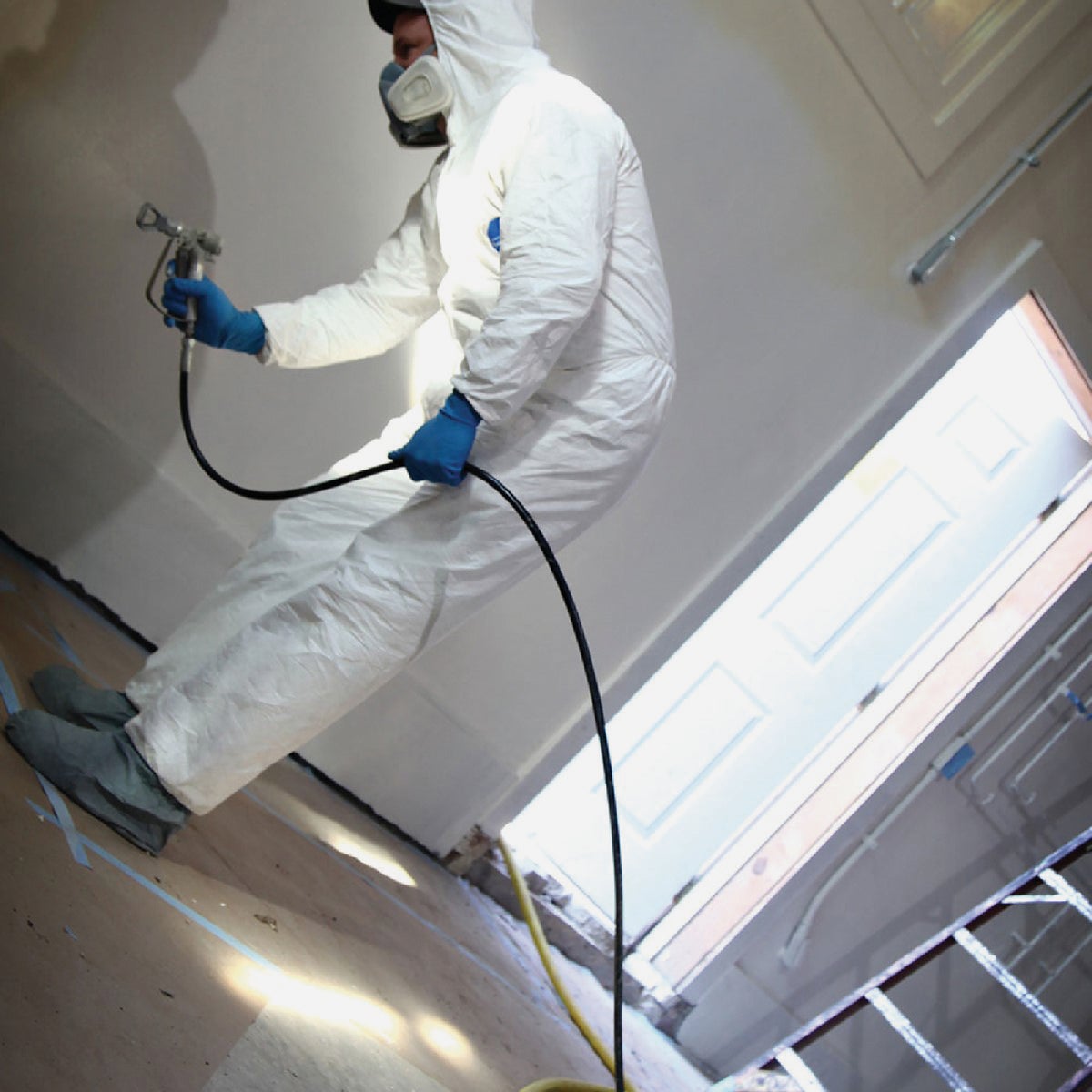 Trimaco DuPont Tyvek Large Painters Coverall with Hood and Boots Image 4