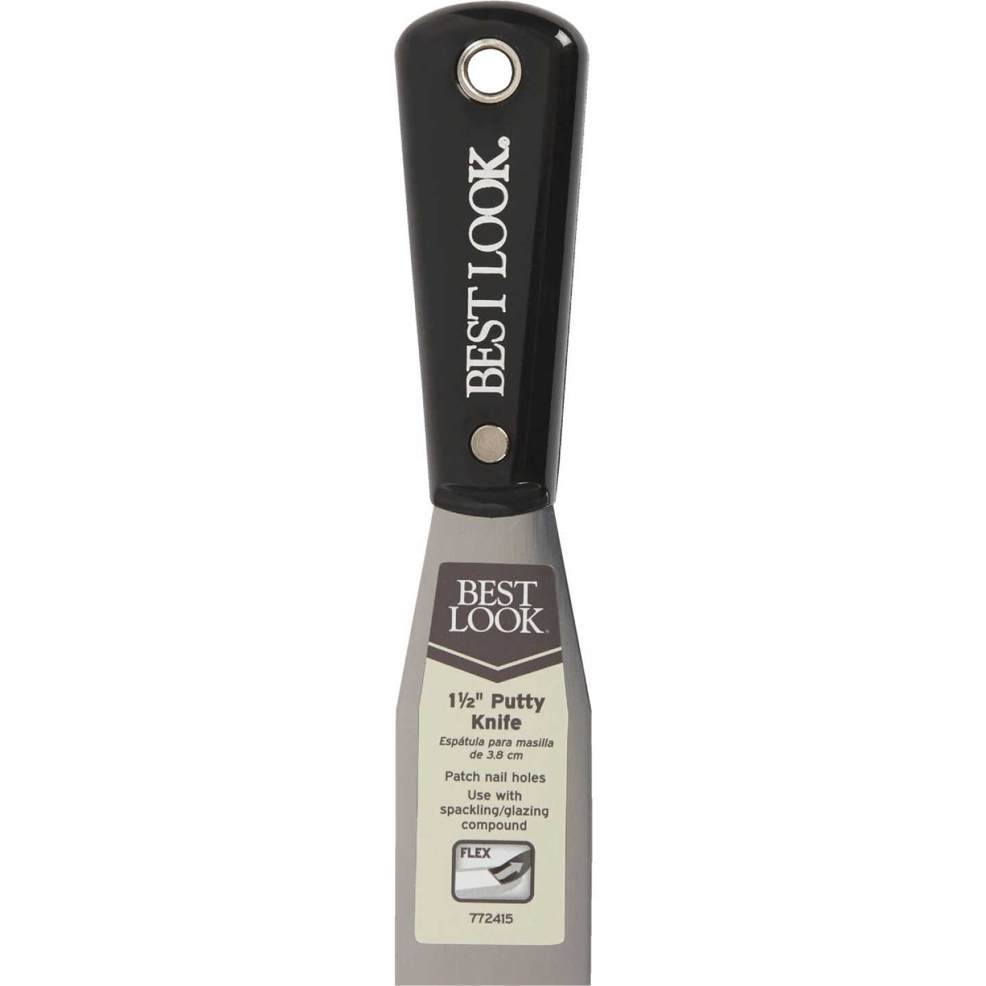 Master Painter 1-1/2 In. Flex Ergonomic Grip Putty Knife Image 2