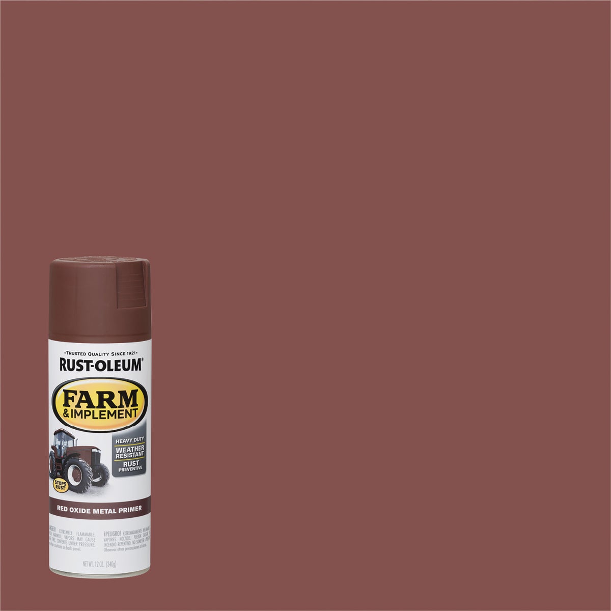 Rust-Oleum 12 Oz. Red Oxide Metal Primer Farm & Implement Spray Paint