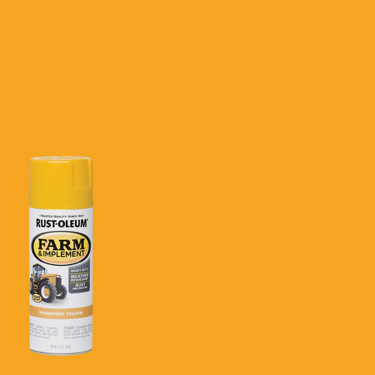 Rust-Oleum 12 Oz. Transport Yellow Farm & Implement Spray Paint