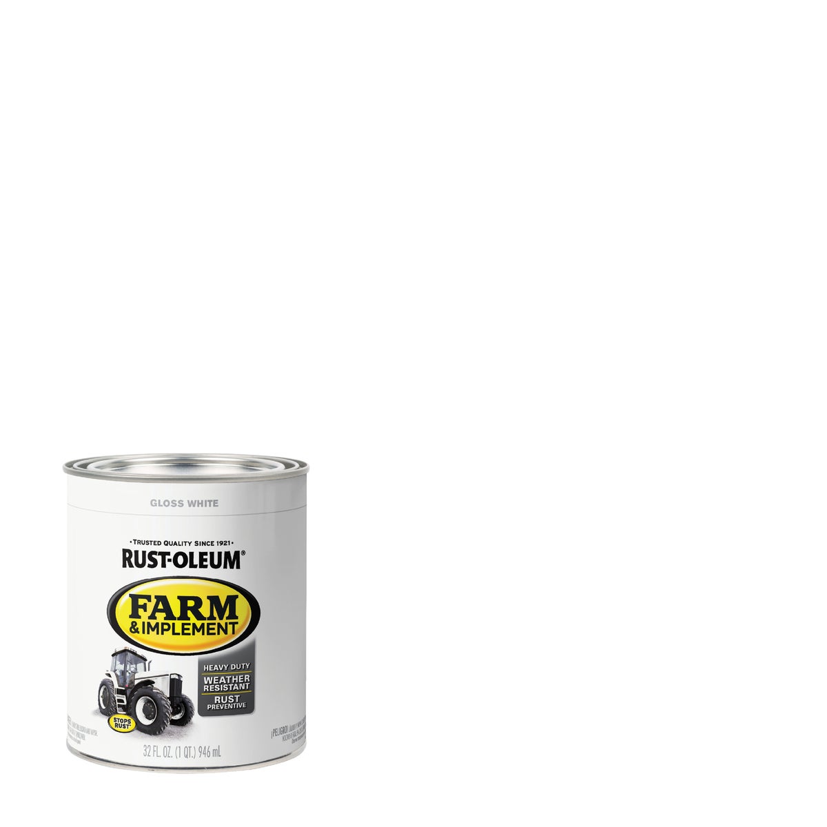 Rust-Oleum 1 Quart White Gloss Farm & Implement Enamel