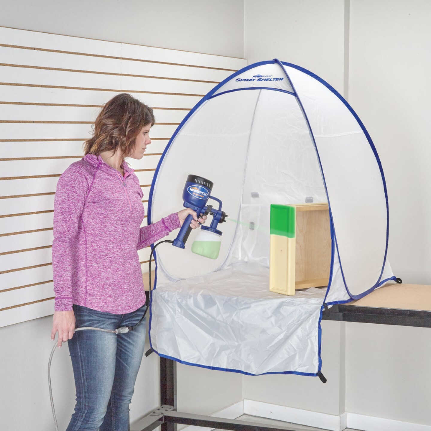 Wagner 35 In. W x 39 In. H x 30 In. D Small Portable Spray Shelter Image 8